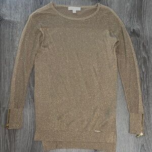 Michael Kor’s Elegant Gold Women's Sweater